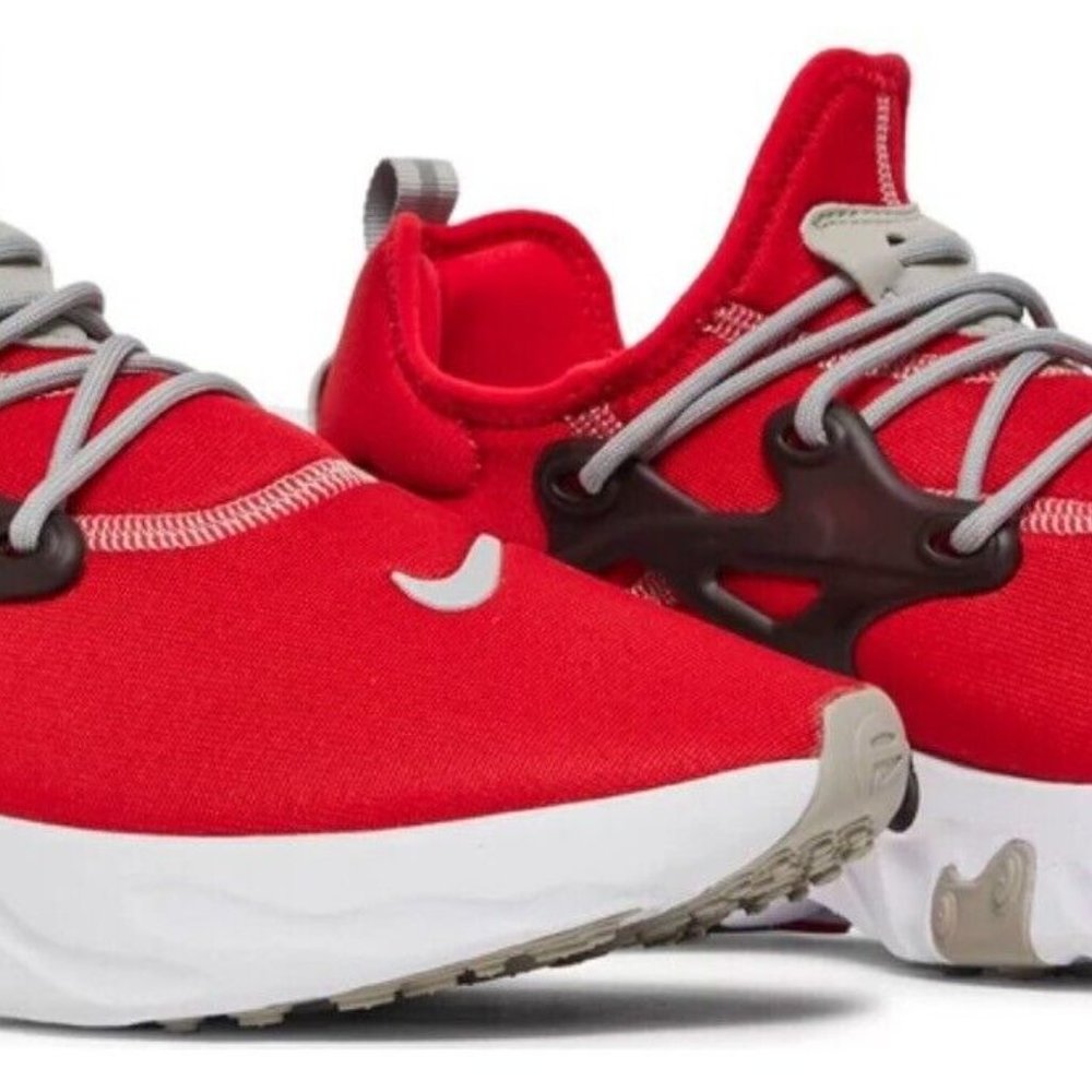 NIKE REACT PRESTO OHIO STATE BUCKEYES RUNNING SHOES DB3413-600 OSU MENS FB NEW - Picture 3 of 15
